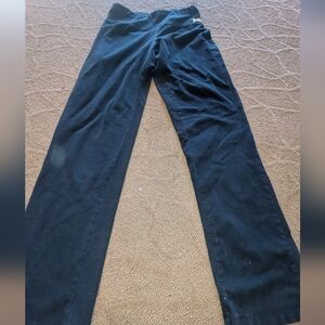 Juicy Couture Black Boot Cut YOGA Pants SMALL S VINTAGE Y2K LOGO